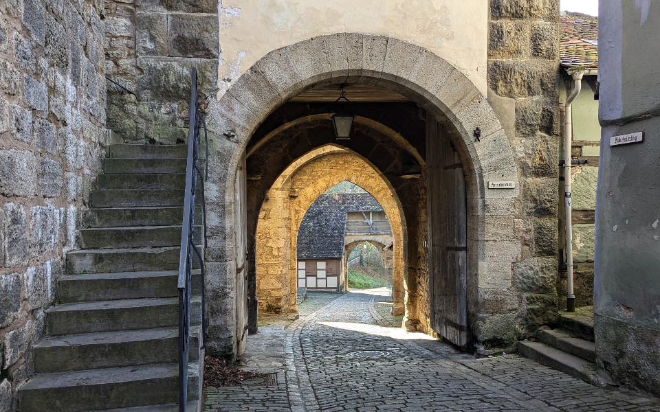 An arched gateway