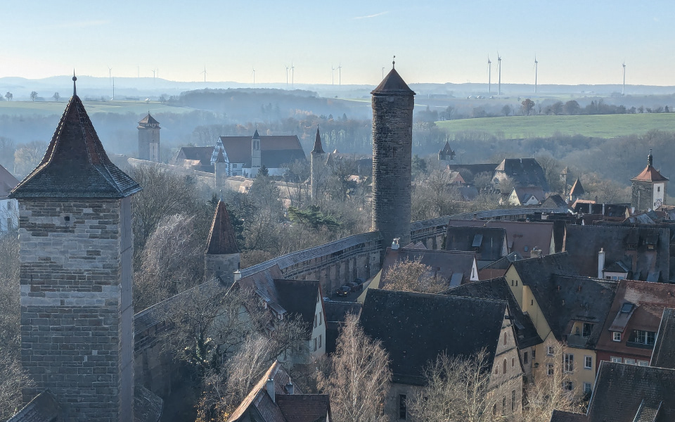 Fortifications wall and towers